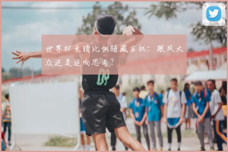 世界杯竞猜比例暗藏玄机:跟风大众还是逆向思考?